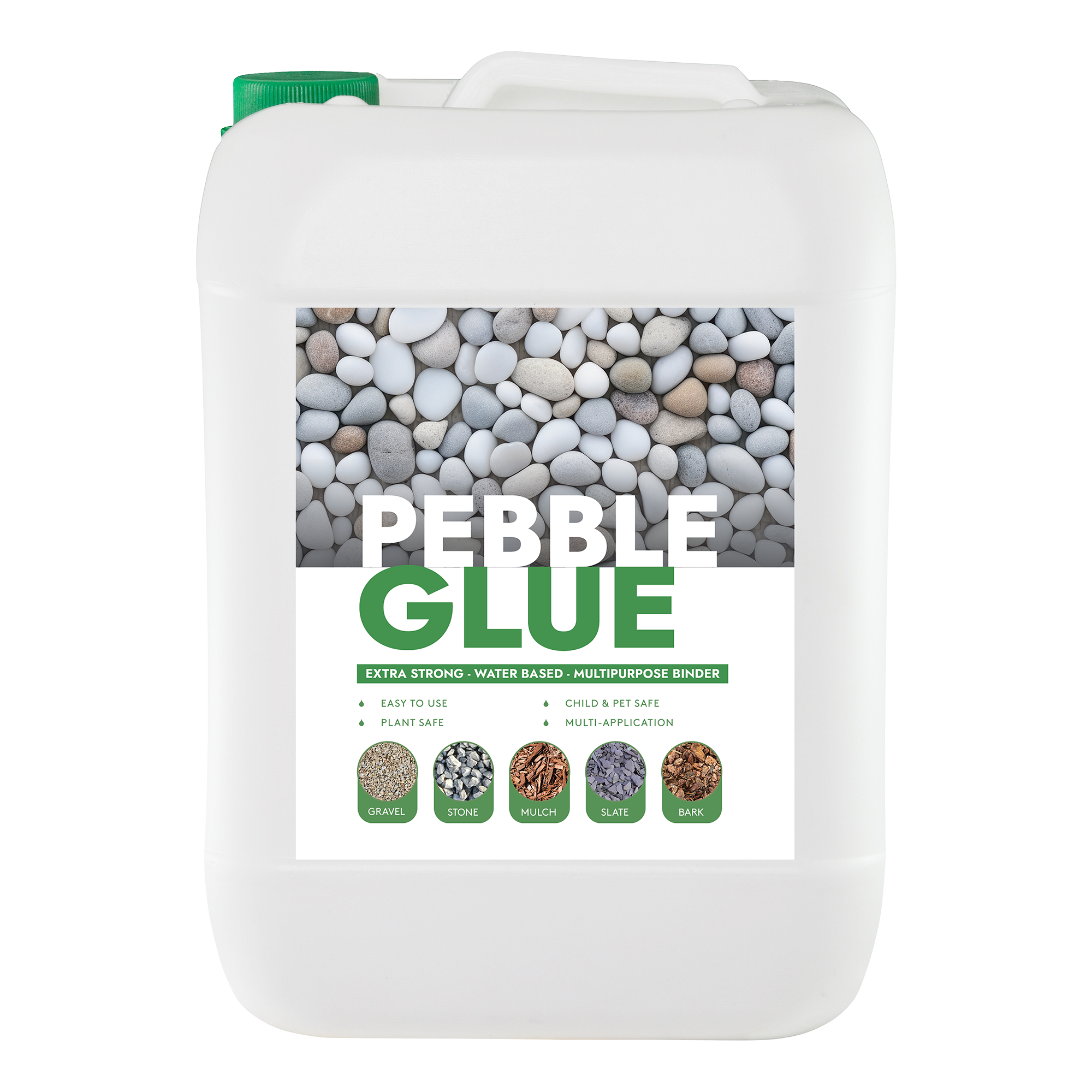 Pebble Glue 5L | Covers 10 SQM | Long-Lasting Outdoor Adhesive for Aggregates