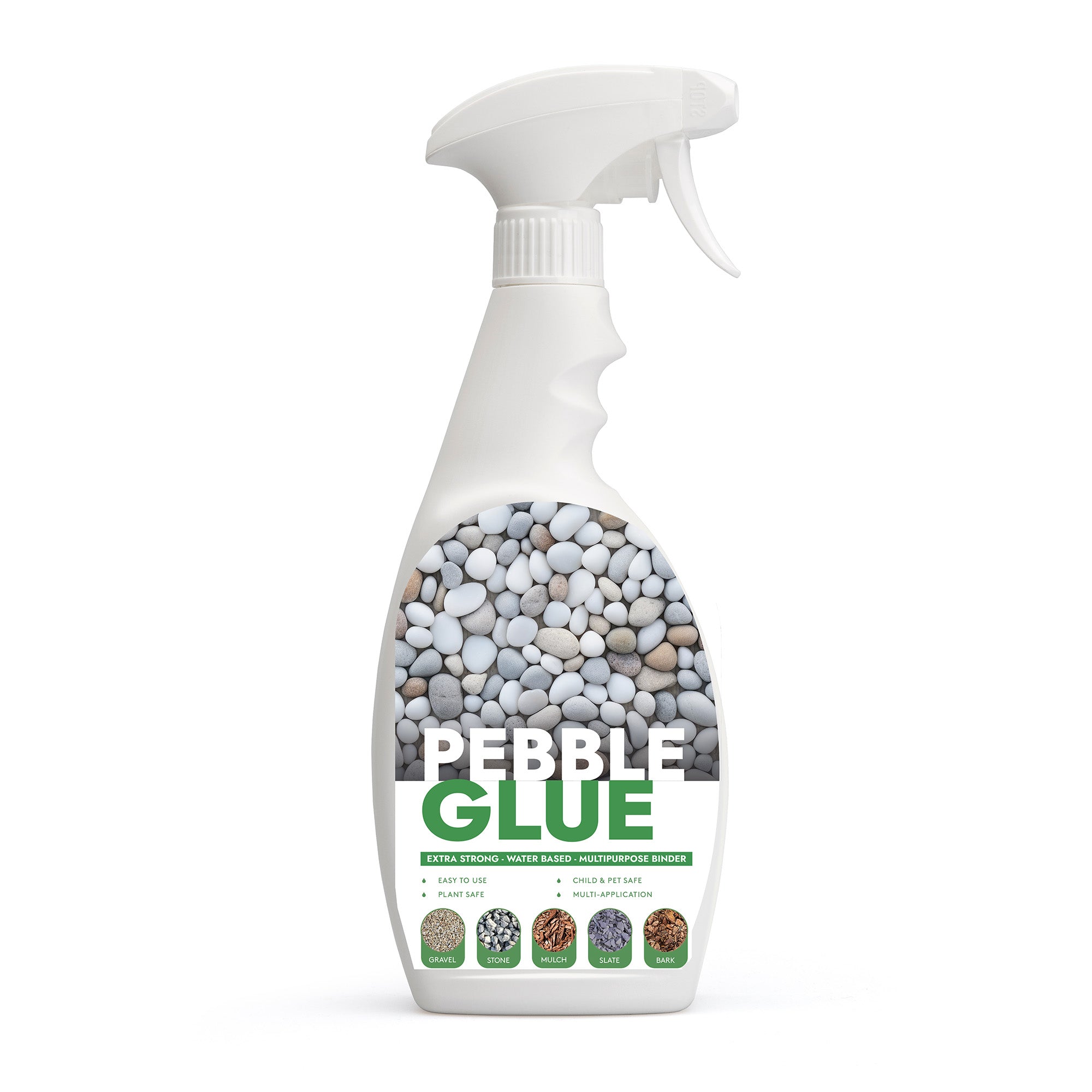 Rubber Mulch & Pebble Glue Kit | Forest Green | 1sqm