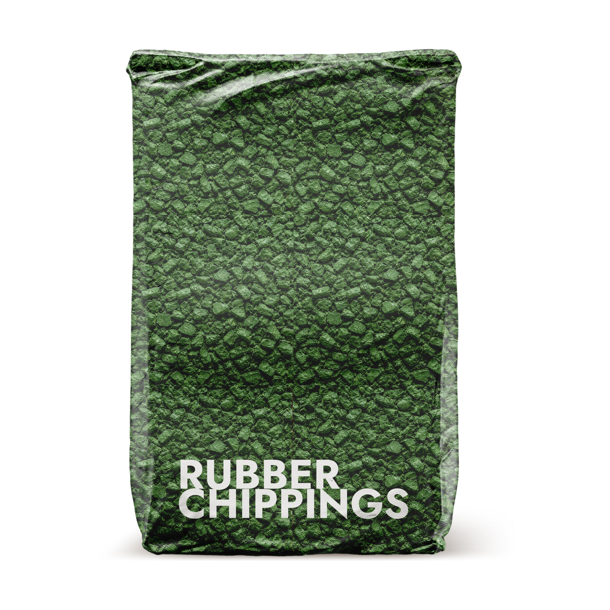 Rubber Chippings | Green | 500KG