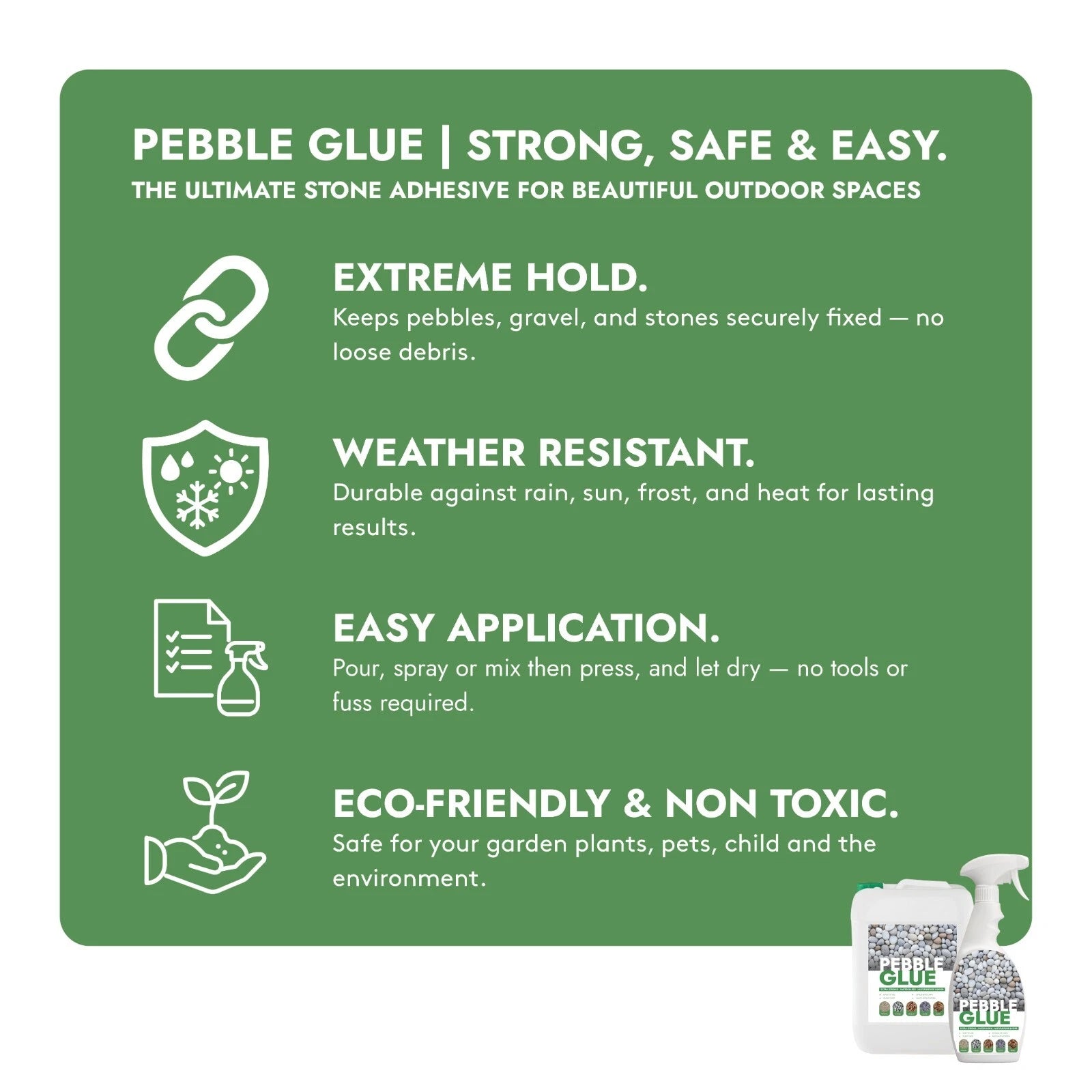 why pebble glue