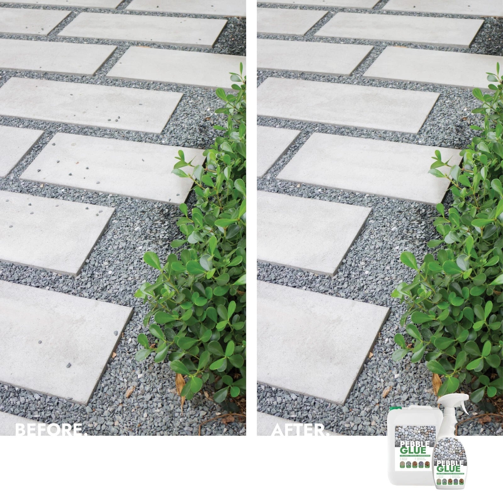 Pebble Glue 1L | Covers 2 SQM | Reliable Fixative for Garden & Driveway Stones